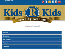 Tablet Screenshot of historicroswellpreschool.com